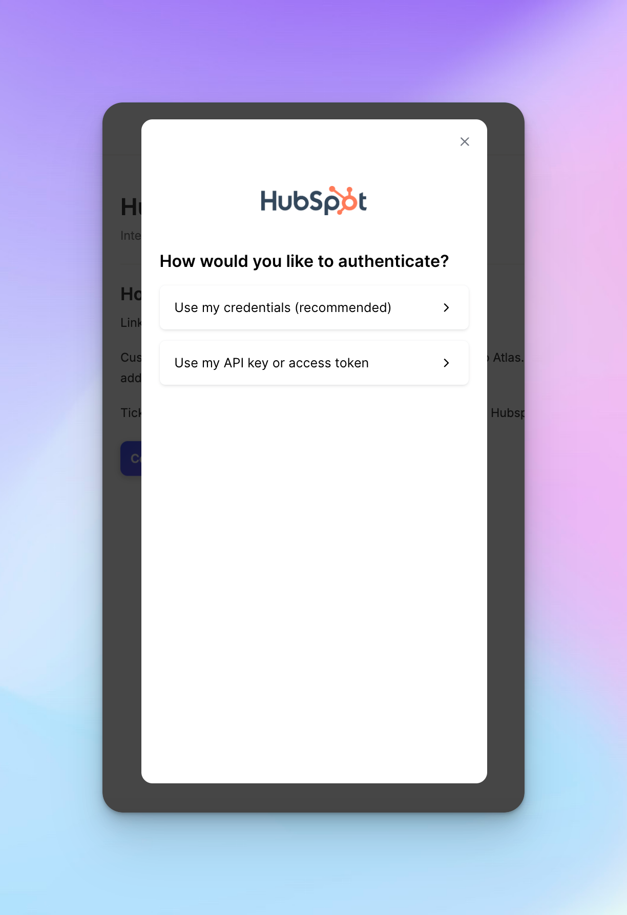 Hubspot integration