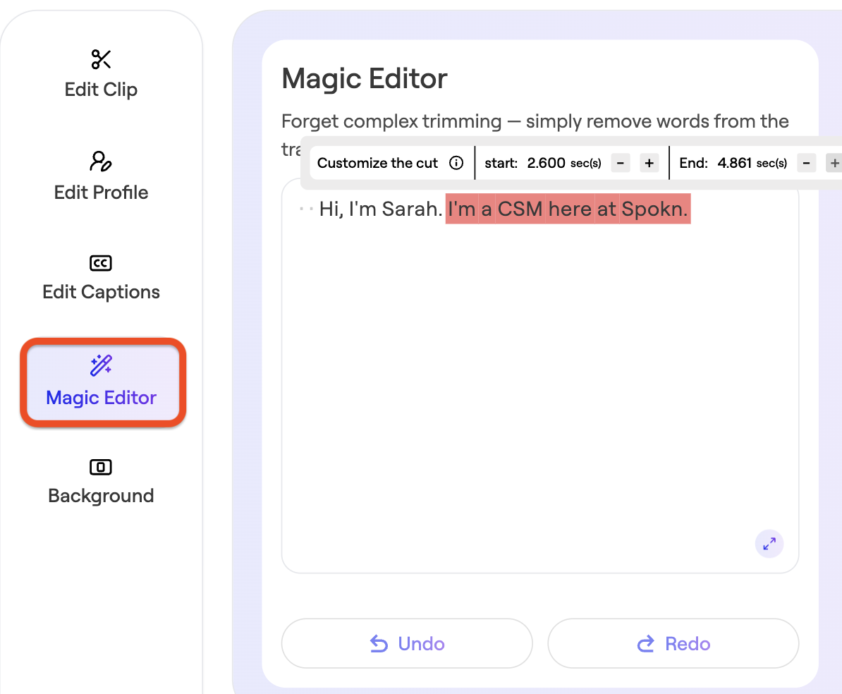 Editing Video by Editing the Transcript (Magic Editor Guide)
