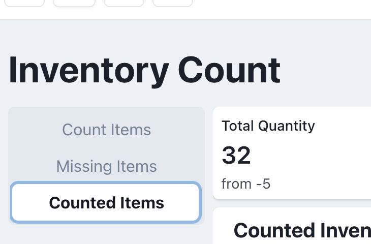 Inventory Counting