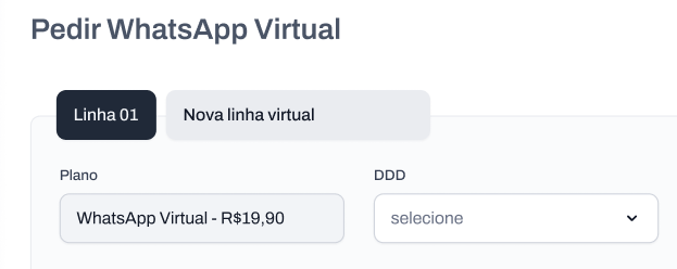 Como configurar a linha WhatApp Virtual no celular?