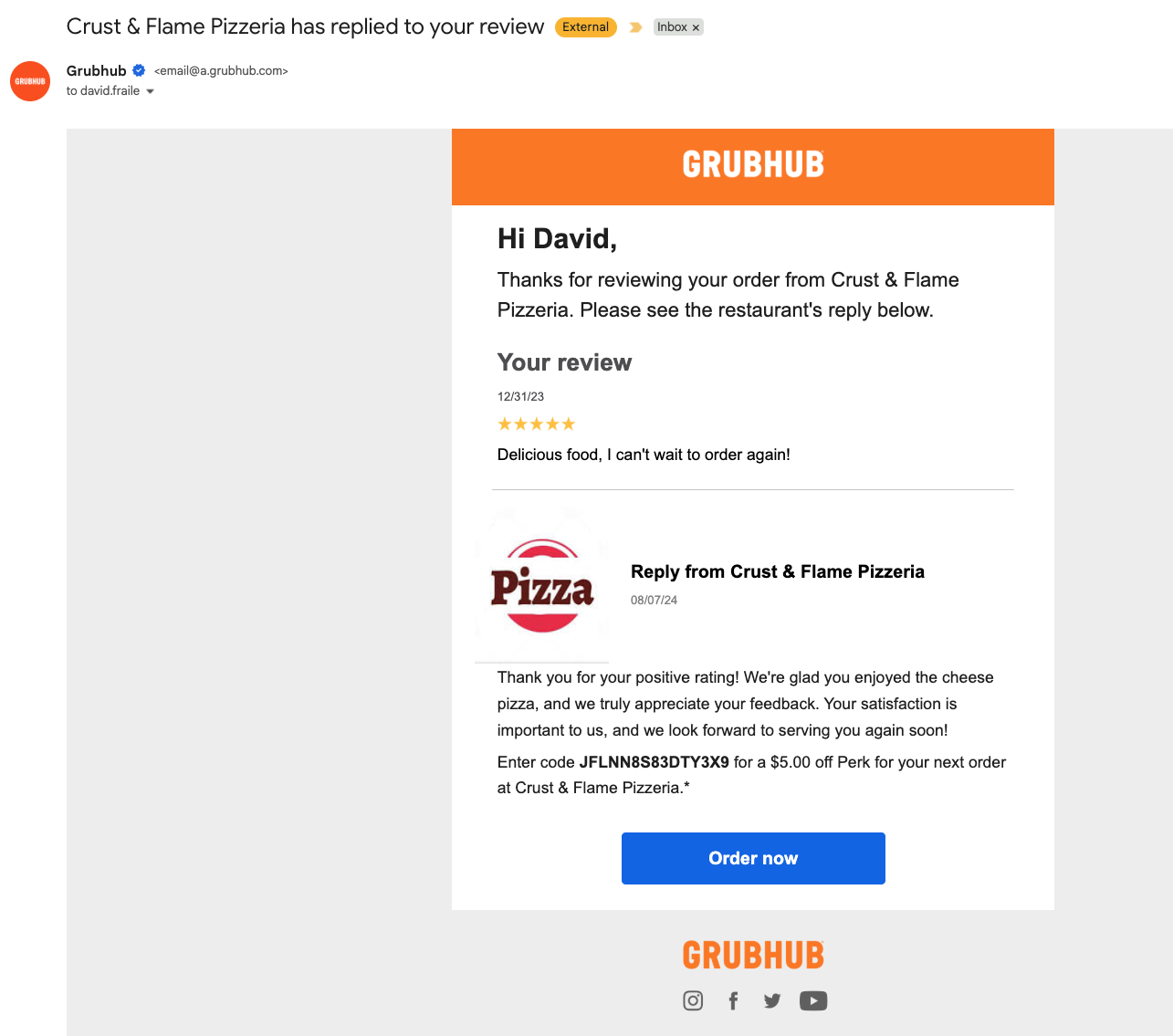 Customer Facing Review Response Examples