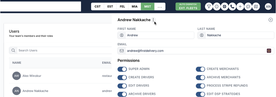 Remove an Admin User in FIRST