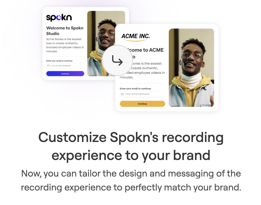 Recording Experience Customization (Premium Feature)