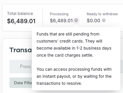 How to payout
