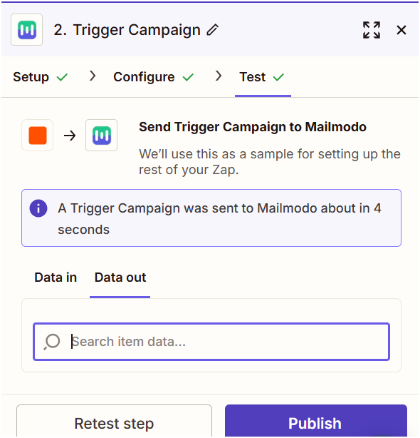 Trigger Campaigns through Typeform on Mailmodo