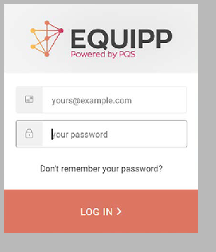 EQUIPP® User Log In (MFA)