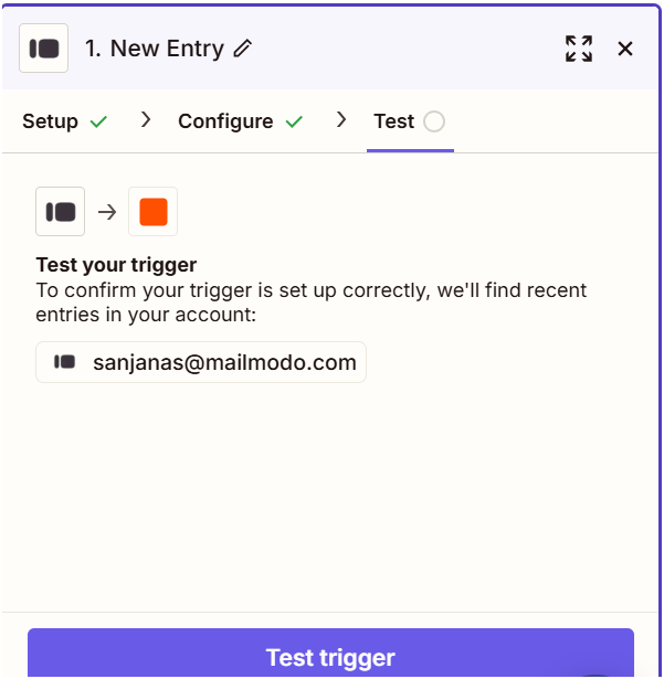 Trigger Campaigns through Typeform on Mailmodo
