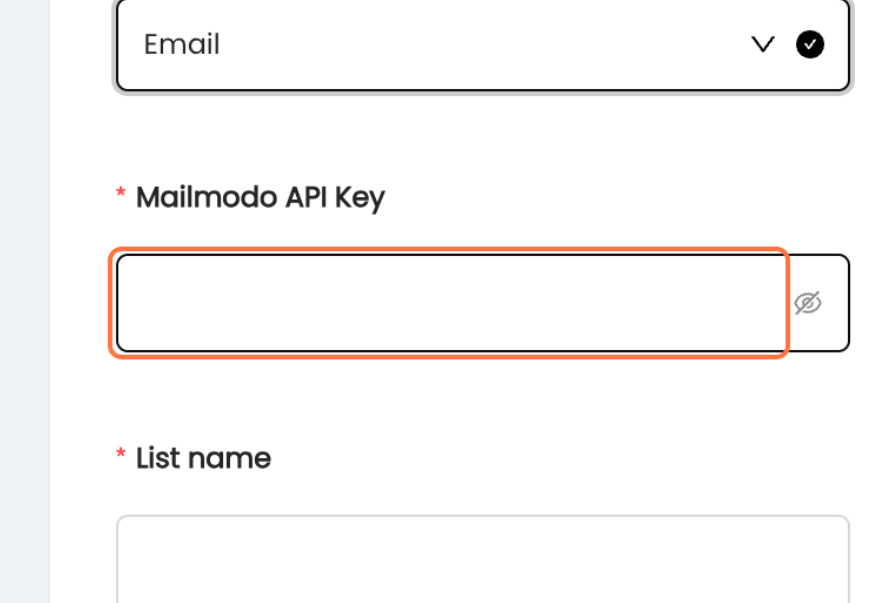 How to send data from Nector to Mailmodo