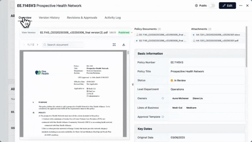 Policy Repository Module