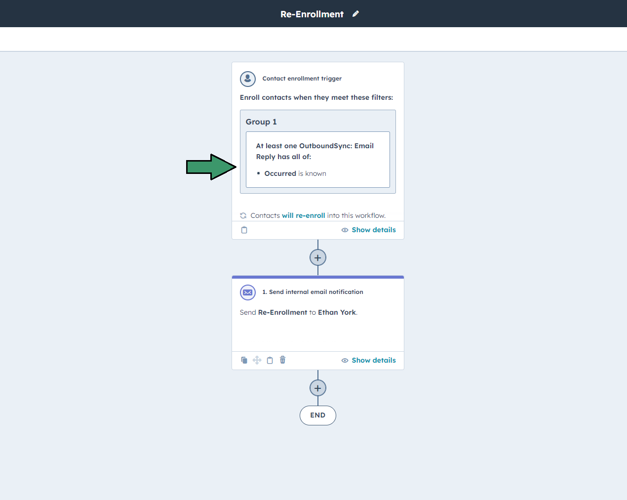 How to re-enroll contacts in workflows