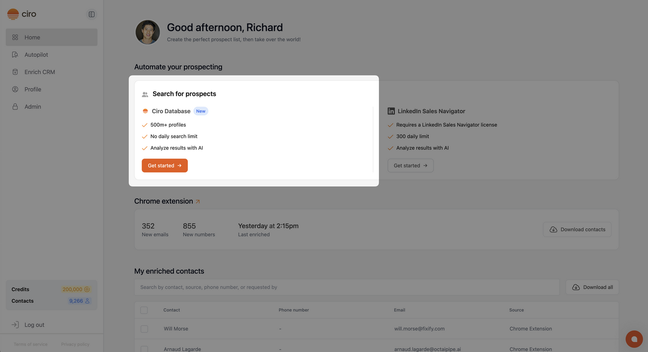 How to Get Ciro to Expand Your Search