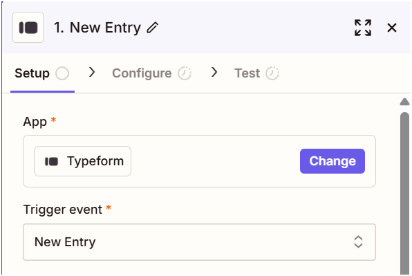 Trigger Campaigns through Typeform on Mailmodo