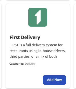 How to install FIRST Delivery on Toast for Restaurants