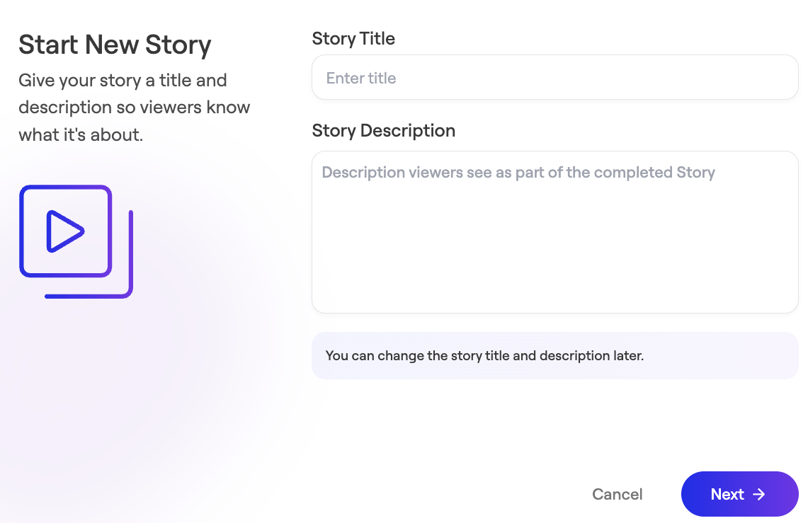 Set Up a Video Story in Spokn