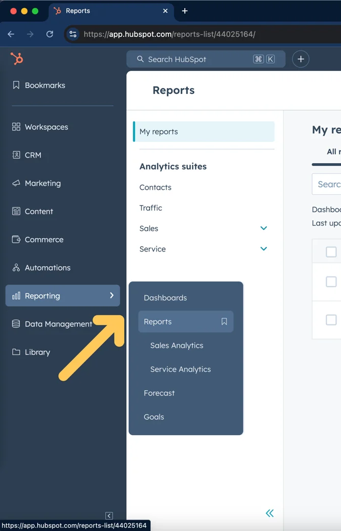 How to create reports on activities