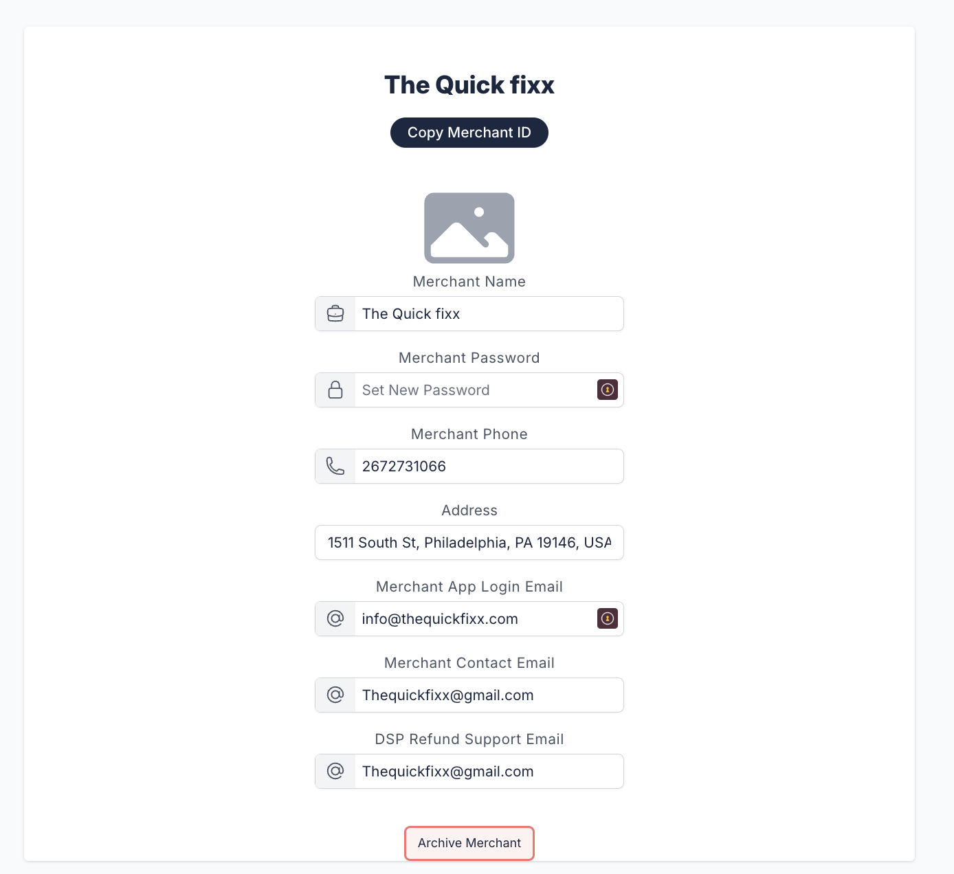 One Click Merchant Merchant Settings Definitions & Profile Overview | FIRST Help Center