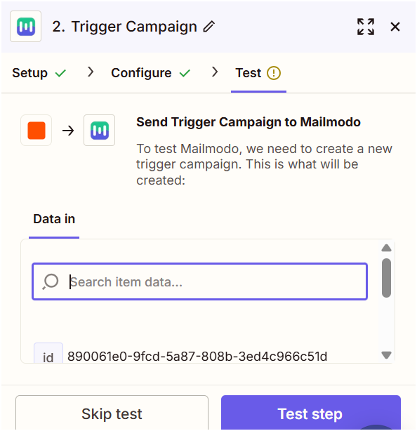 Trigger Campaigns through Typeform on Mailmodo