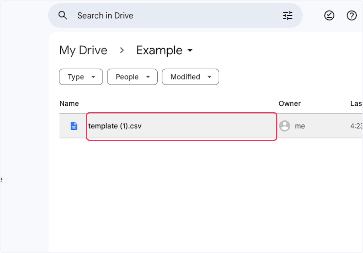 Upload Custom Lists (CSV Files)