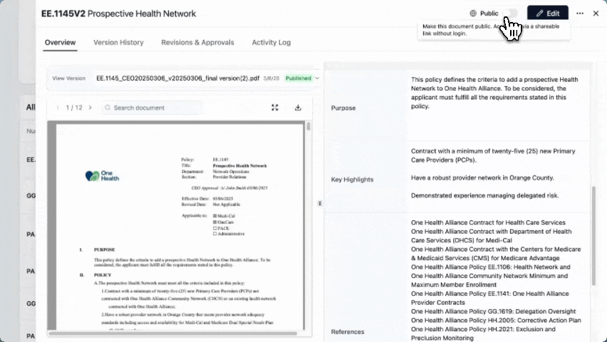 Policy Repository Module
