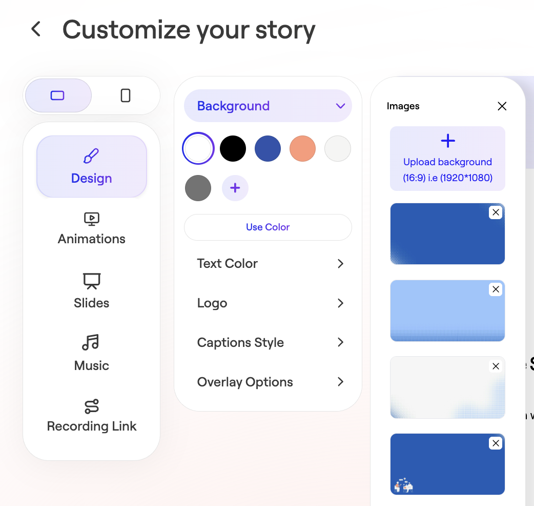 How to Adjust Branding on Your Story