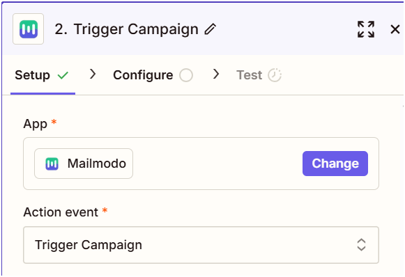 Trigger Campaigns through Typeform on Mailmodo