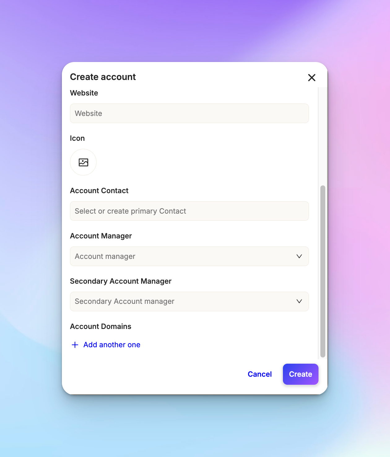 Managing customers and accounts