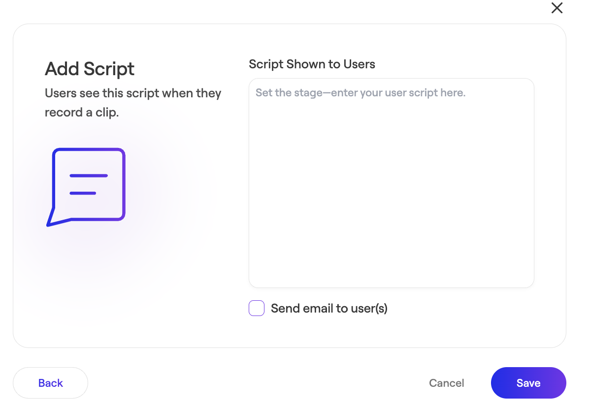 How to Set Scripts for Contributors