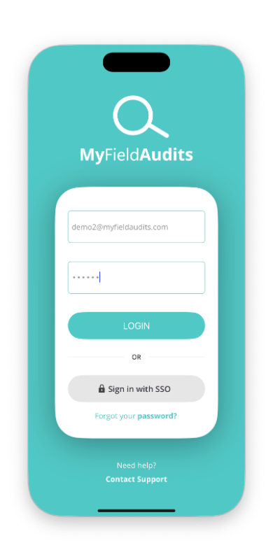 ✅ Completing an Audit on Mobile