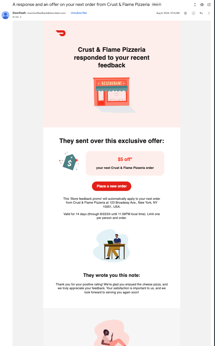 Customer Facing Review Response Examples