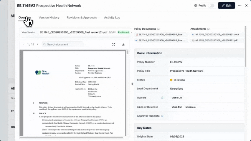 Policy Repository Module