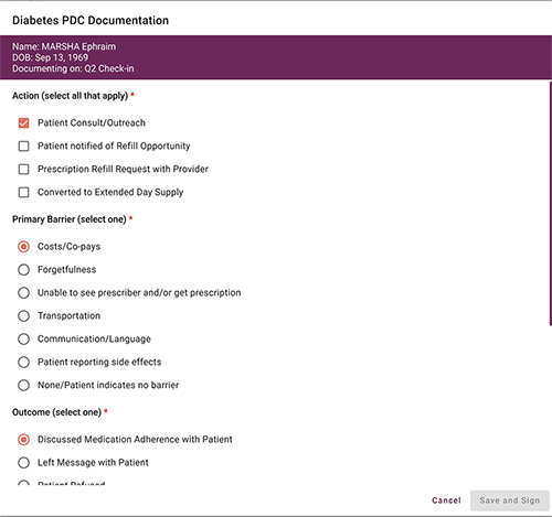 Longitudinal Adherence Monitoring Program (LAMP)