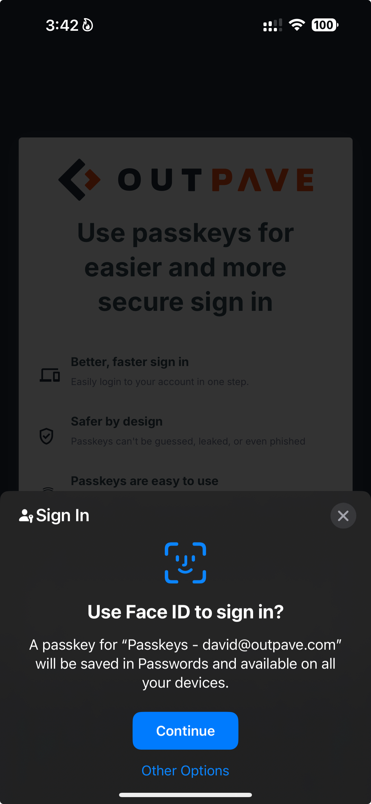 Sign In Faster and More Securely with Passkeys