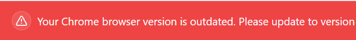 Upgrading Microsoft Edge/Chrome Version