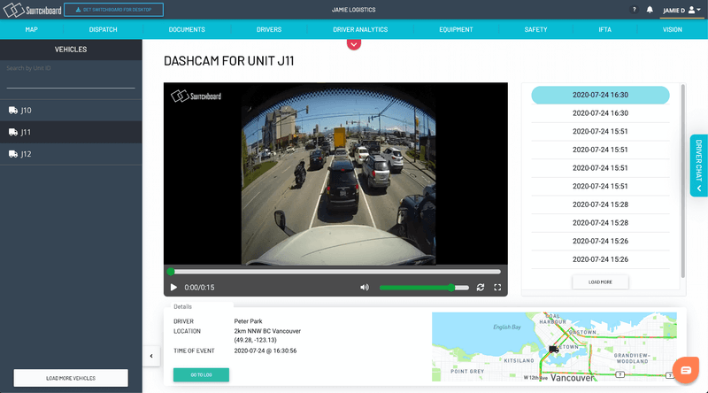 Switchboard Vision Dashcam Installation Guide