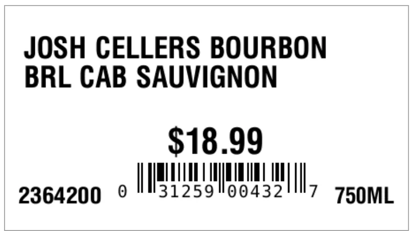 Selecting a Label Design