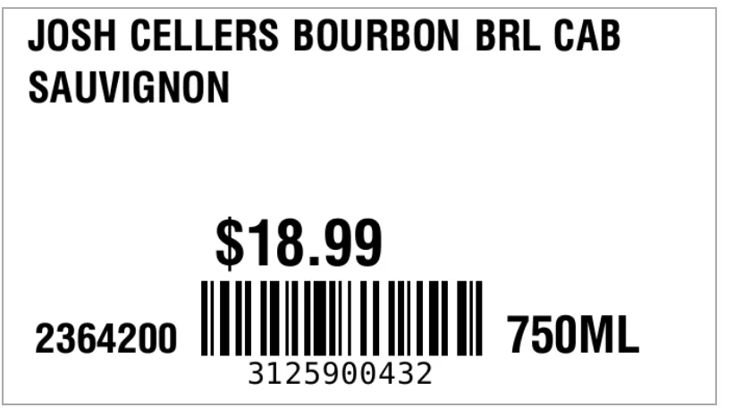 Selecting a Label Design