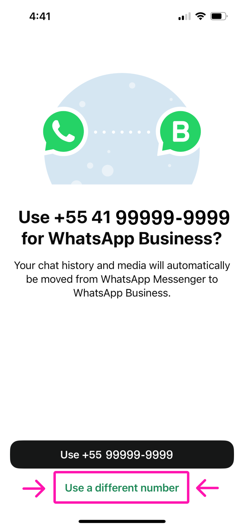 Como configurar a linha WhatApp Virtual no celular?