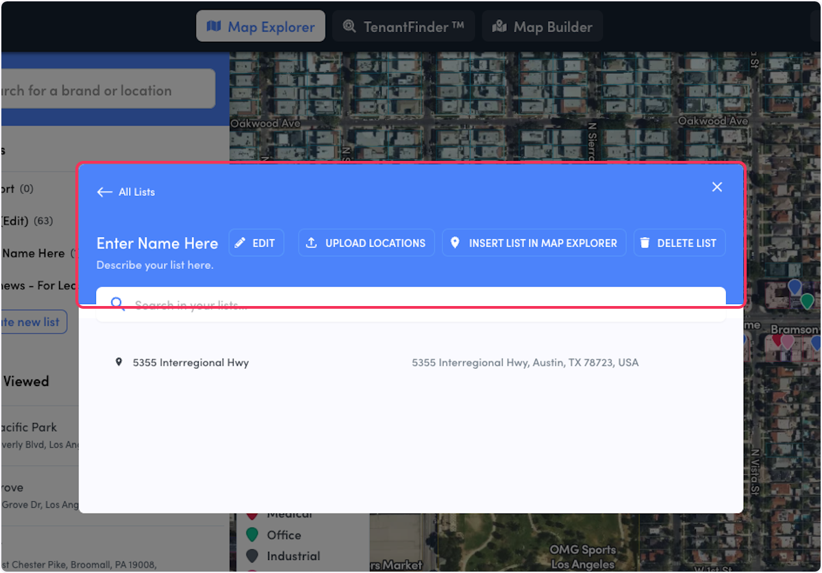 Upload Custom Lists (CSV Files)